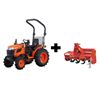 Tractor 16PK met grondfrees