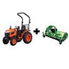 Tractor 16PK met klepelmaaier
