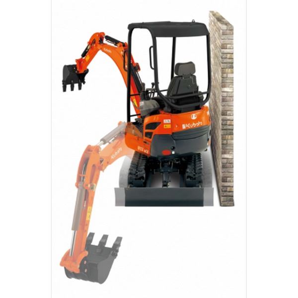 Graafmachine 1,5 ton zonder cabine