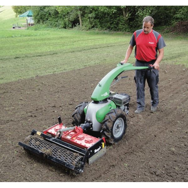 Hydrostatische motoculteur met rotoreg